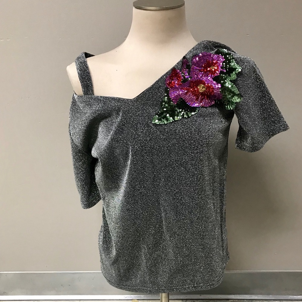 Embroider Flower Top and Shorts set